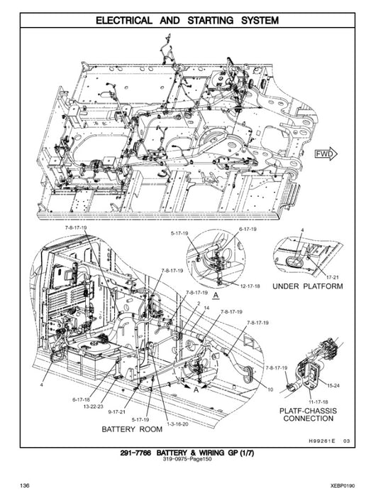 CATALOGO DE PARTES EXCAVADORA 345D-345D L BYW/ FES/ DPA/ HLC
