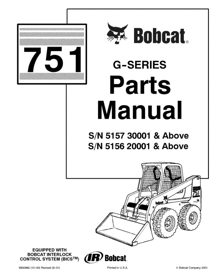 CATALOGO DE PARTES MINI CARGADOR 751