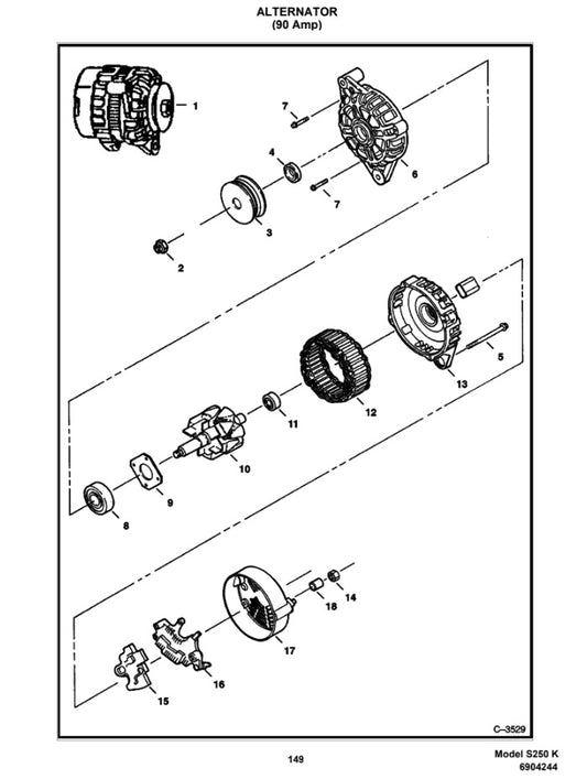 CATALOGO DE PARTES MINI CARGADOR S250 S/N 530911001 / S/N 531011001