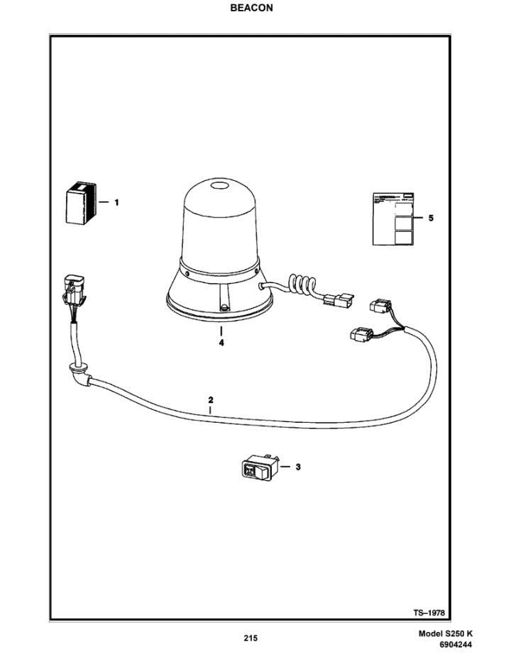 CATALOGO DE PARTES MINI CARGADOR S250 S/N 530911001 / S/N 531011001