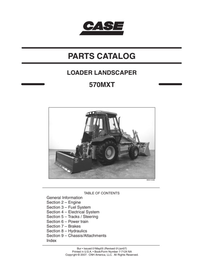 CATALOGO DE PARTES RETROCARGADORA 570MXT