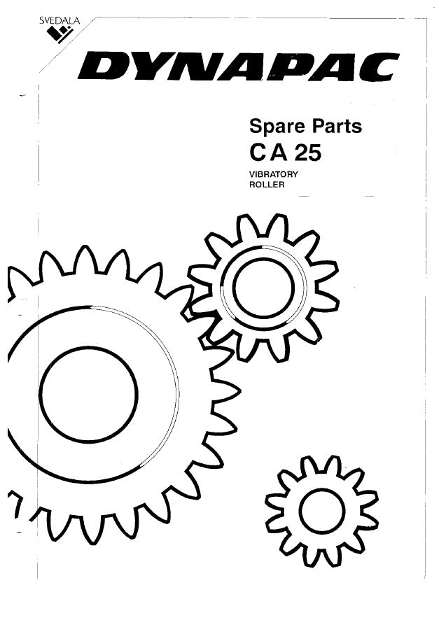 Catalogo de Partes Dynapac CA 25
