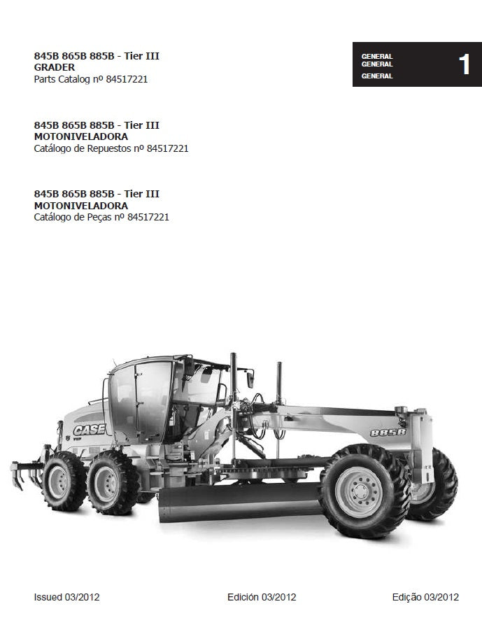 Catalogo de Piezas Case 845B-865B-885B - Tier III