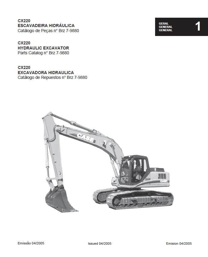 Catalogo de Piezas Case CX220