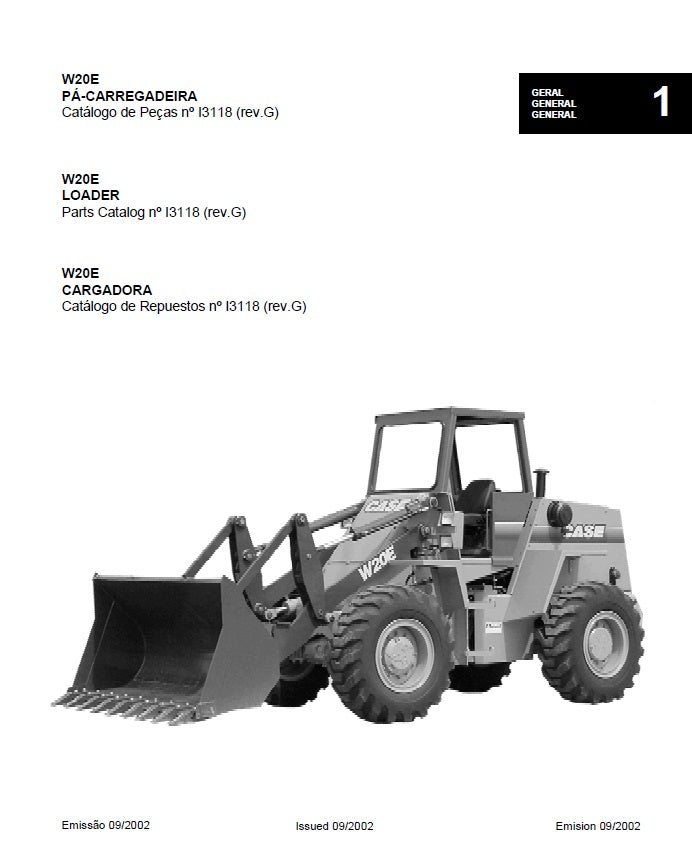 Catalogo de Piezas Case W20E