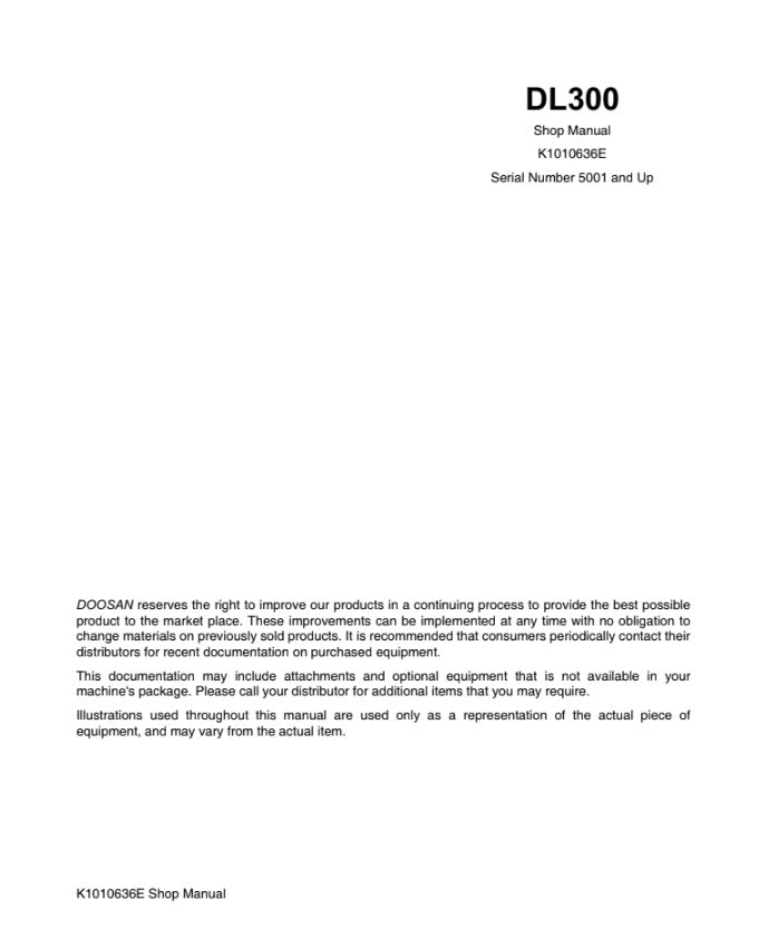 MANUAL DE OPERACIONES CARGADOR FRONTAL DL 300