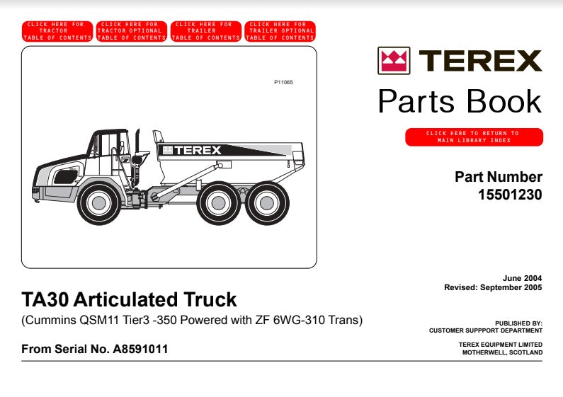 MANUAL DE PARTES CAMION ARTICULADO TA 30