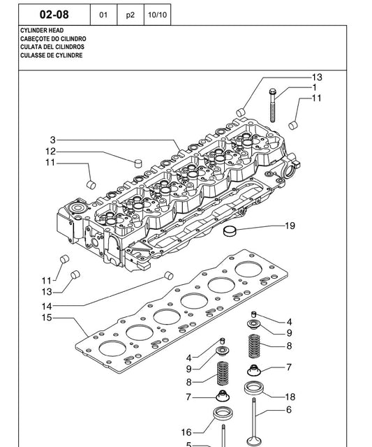 "MANUAL DE PARTES MOTONIVELADORA RG140.B RG170.B RG200.B F140B F170B F200B TIERLLL"