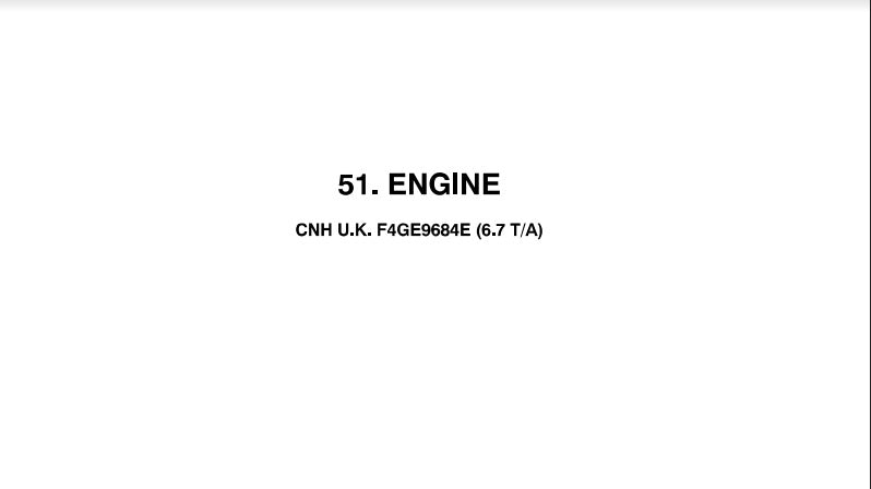 MANUAL DE PARTES MOTOR SK210-E21 CNHF4GE9684E (667TA)