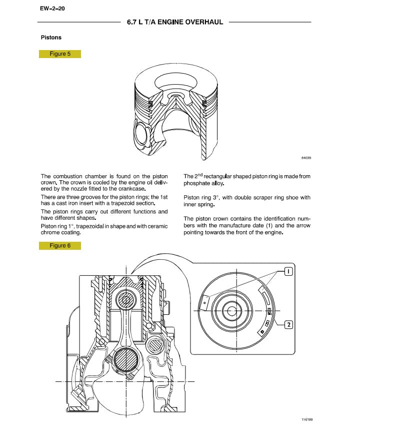 MANUAL DE PARTES MOTOR SK210-E21 CNHF4GE9684E (667TA)