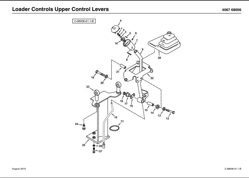 MANUAL DE PARTES RETROCARGADORA 820