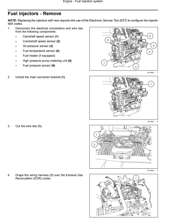 MANUAL DE REPARACIÓN MOTOR MINI CARGADOR F5DFL413A / F5DFL413A / F5DFL413B / F5DFL413C / F5DFL413D / F5DFL413D / F5HFL413A/ F5HFL413B / F5HFL413B / F5HFL413C TIER 4A