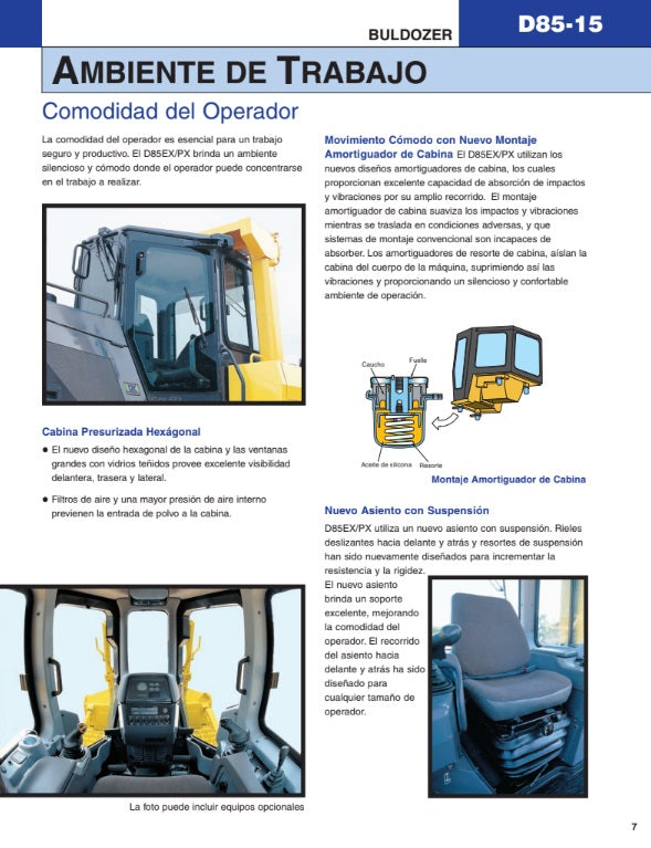 MANUAL DE SERVCIOS BULLDOZER D85EX-15 D85PX-15