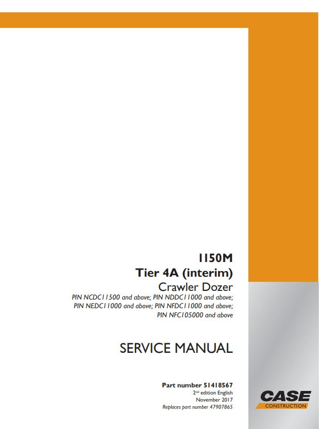 MANUAL DE SERVICIOS BULLDOZER 1150m TIER 4