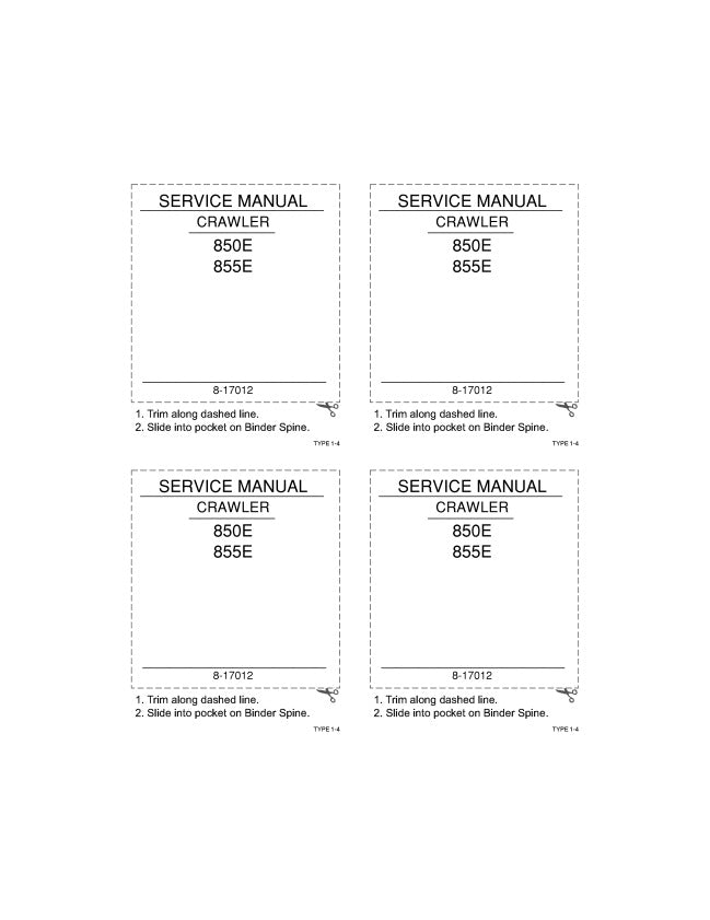 MANUAL DE SERVICIOS BULLDOZER 850E 855E