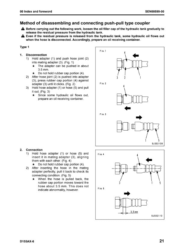 Manual de Taller Bulldozer Komatsu D155AX-6 Japan