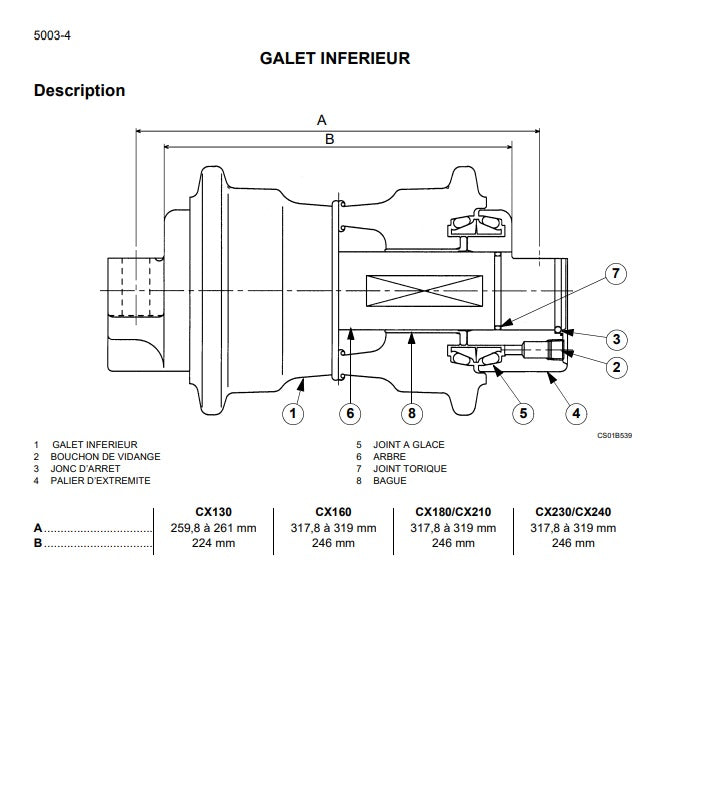 MANUAL DE SERVICIOS EXCAVADORA CX130