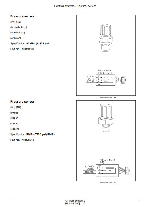 MANUAL DE SERVICIOS EXCAVADORA CX210D LC TIER 4