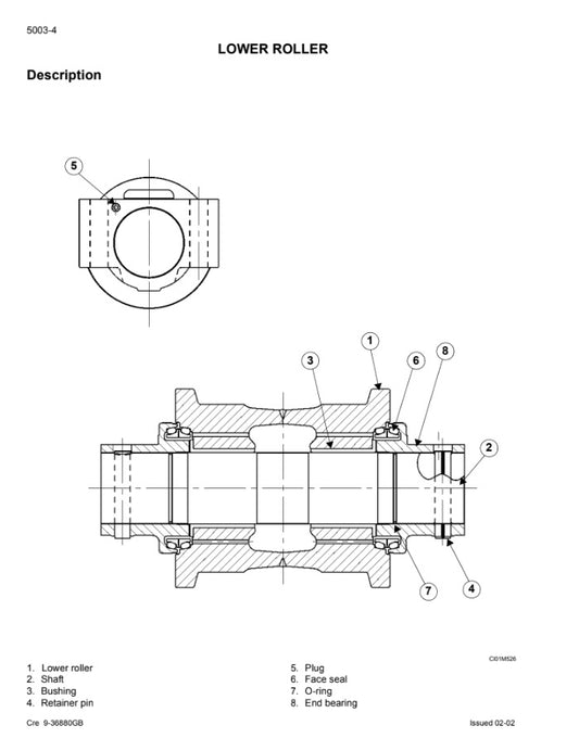 MANUAL DE SERVICIOS EXCAVADORA CX800