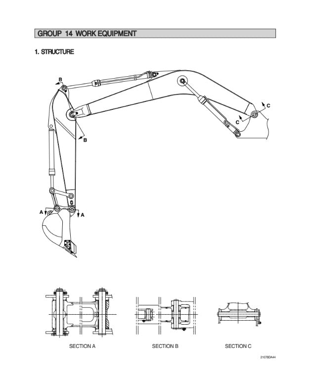 MANUAL DE SERVICIOS EXCAVADORA HW140