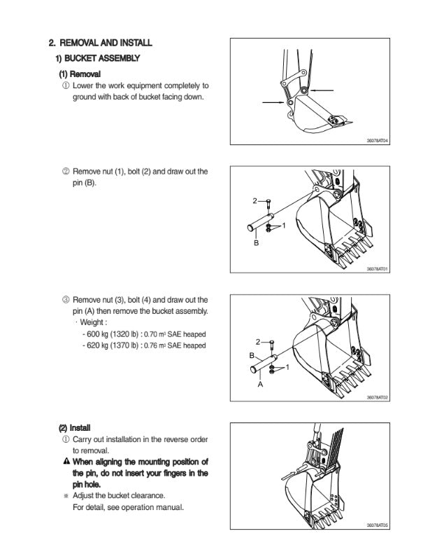 MANUAL DE SERVICIOS EXCAVADORA HX160180L