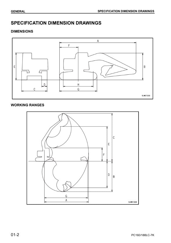 MANUAL DE SERVICIOS EXCAVADORA PC160LC-7K PC180LC-7K