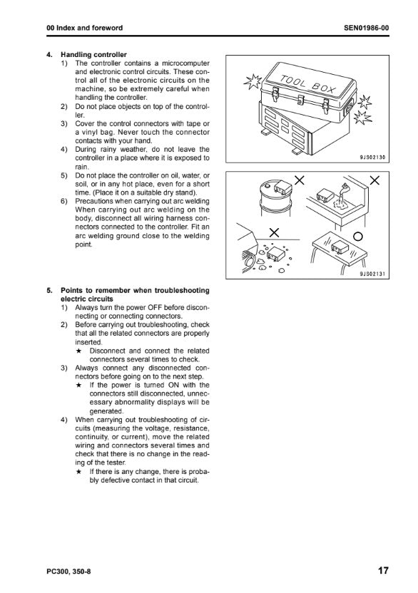MANUAL DE SERVICIOS EXCAVADORA PC300-8 PC300LC-8 PC350-8 PC350LC-8