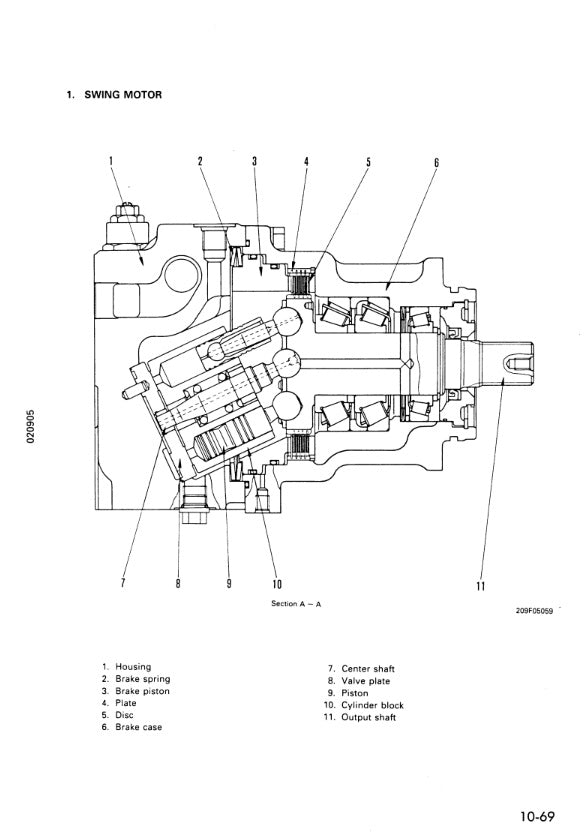 MANUAL DE SERVICIOS EXCAVADORA PC650-5 PC710-5