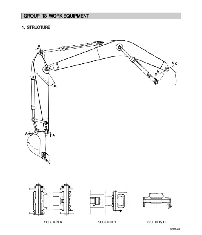 MANUAL DE SERVICIOS EXCAVADORA R140W-7A