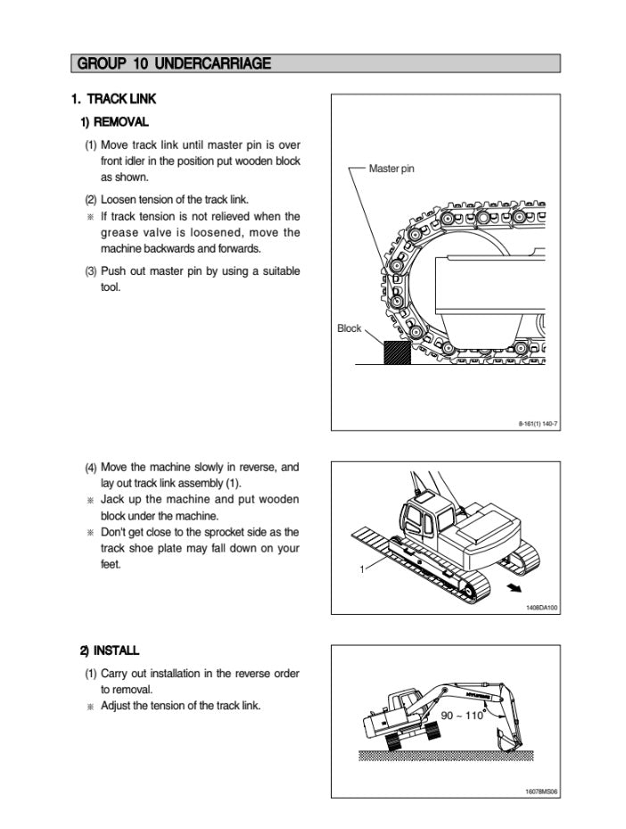 MANUAL DE SERVICIOS EXCAVADORA R160LC-7A