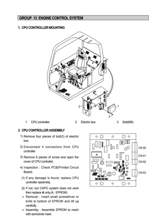 MANUAL DE SERVICIOS EXCAVADORA R250LC-3