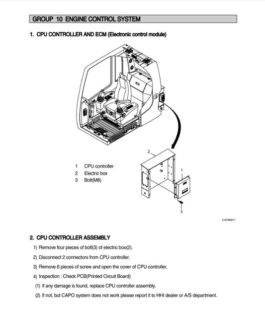 MANUAL DE SERVICIOS EXCAVADORA R305LC-7