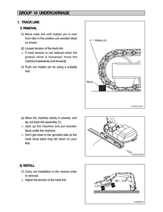 MANUAL DE SERVICIOS EXCAVADORA R450LC-7