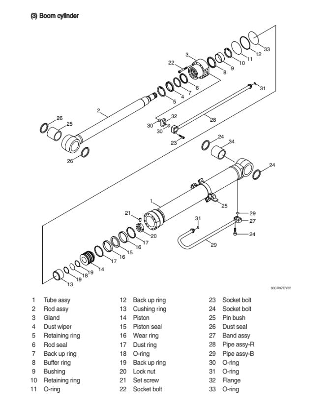 MANUAL DE SERVICIOS EXCAVADORA R80CR-9A