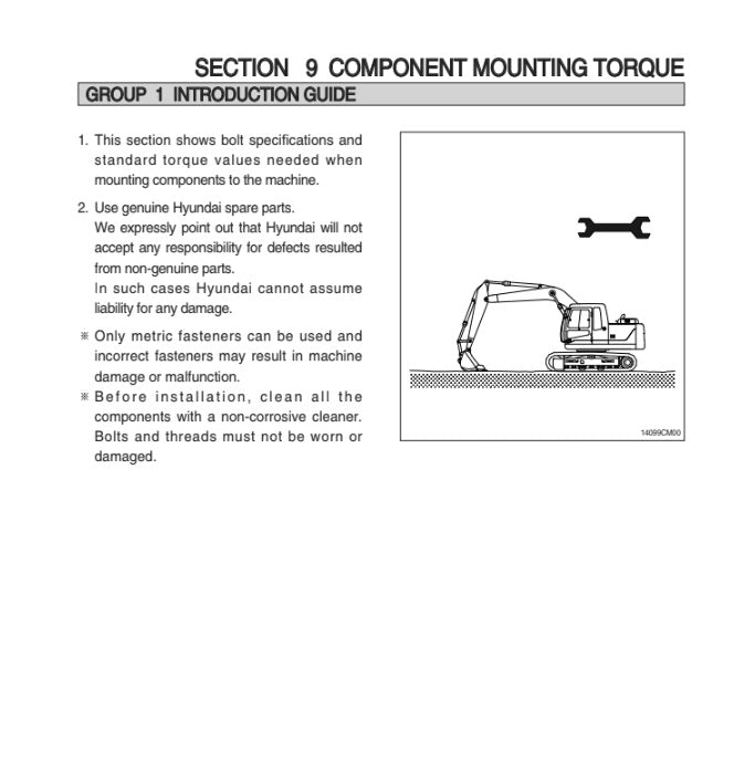MANUAL DE SERVICIOS EXCAVADORA RB140LC-9S