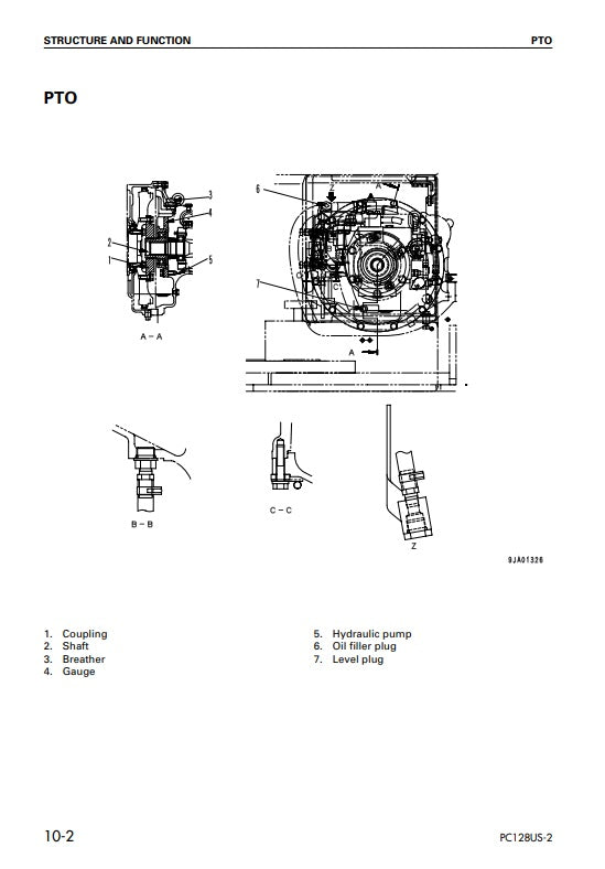 MANUAL DE SERVICIOS MINI EXCAVADORA PC128US-2 PC138US-2 PC138USL-2
