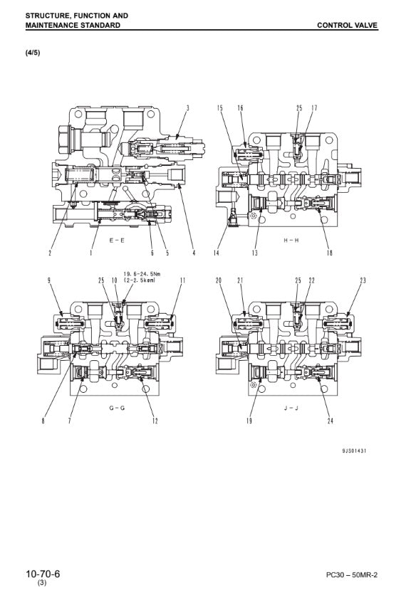MANUAL DE SERVICIOS MINI EXCAVADORA PC27MR-2 PC30MR-2 PC35MR-2 PC40MR-2 PC50MR-2