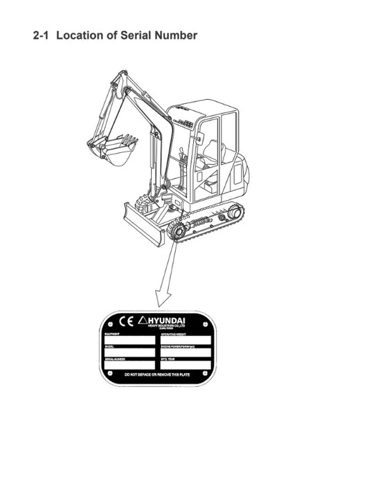 MANUAL DE SERVICIOS MINI EXCAVADORA R22-7