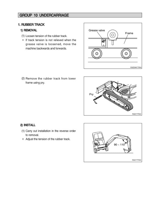 MANUAL DE SERVICIOS MINI EXCAVADORA R30Z-9AK