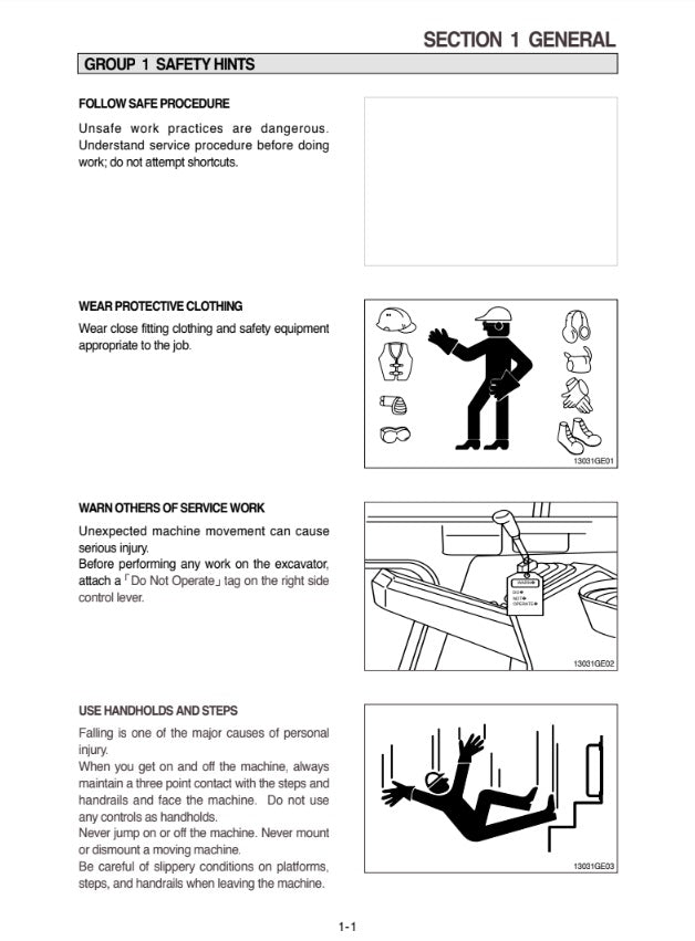 MANUAL DE SERVICIOS MINI EXCAVADORA R55-3