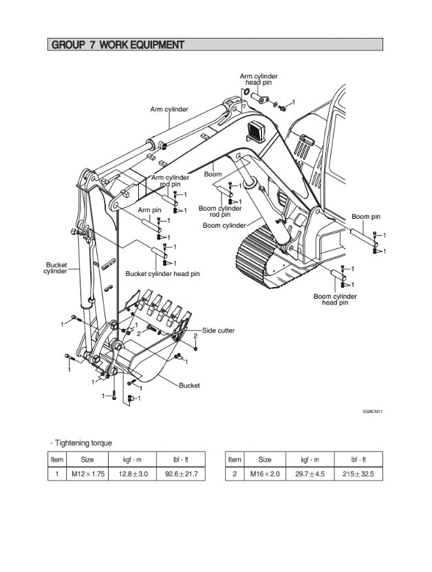MANUAL DE SERVICIOS MINI EXCAVADORA R55-9A
