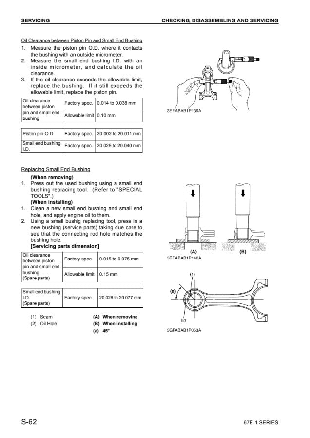 MANUAL DE SERVICIOS MOTOR 67E-1 SERIES