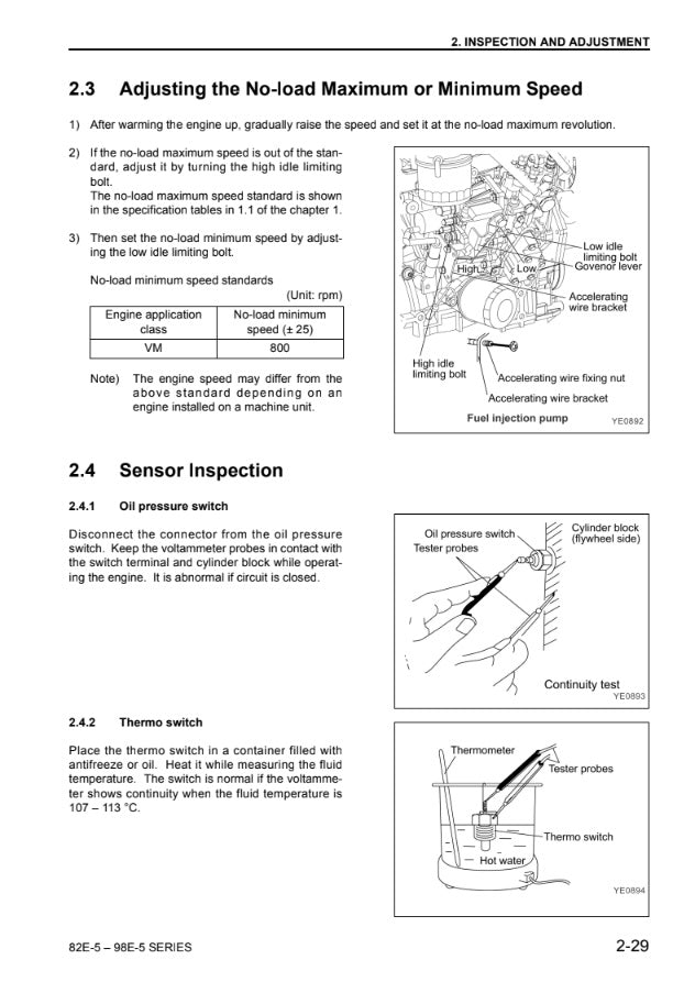 MANUAL DE SERVICIOS MOTOR 82E-5-98E-5 SERIES