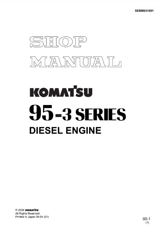 MANUAL DE SERVICIOS MOTOR 95-3 SERIES