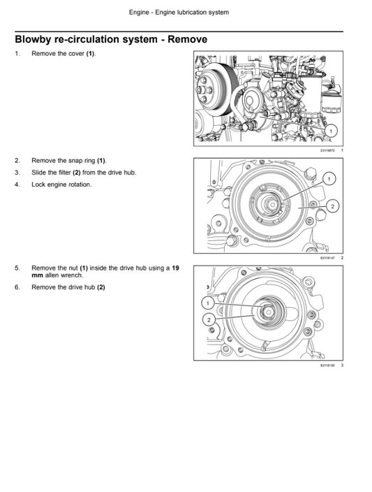 MANUAL DE SERVICIOS MOTOR F5DFL413A / F5DFL413A / F5DFL413B / F5DFL413C/ F5DFL413D / F5DFL413D / F5HFL413A / F5HFL413B / F5HFL413B / F5HFL413C Tier 4a