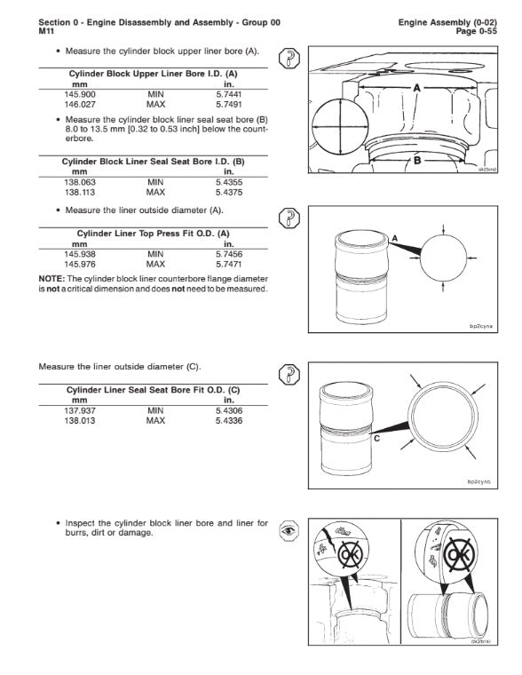 MANUAL DE SERVICIOS MOTOR M11 SERIES