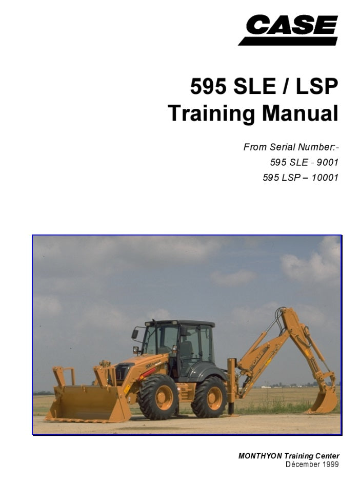 MANUAL DE SERVICIOS RETROCARGADOR 595 SLE / LSP