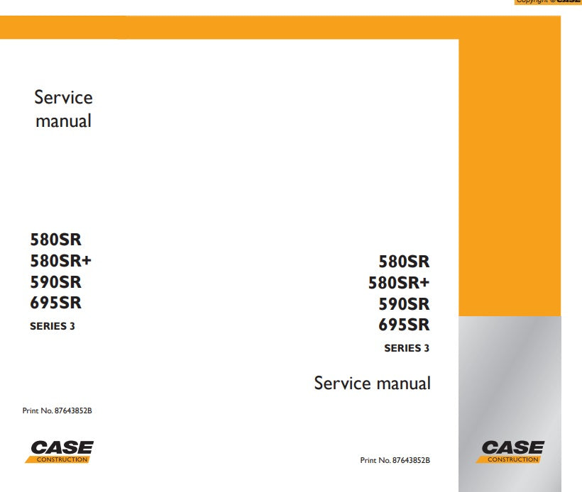 MANUAL DE SERVICIOS RETROCARGADORA 580SR 580SR+ 590SR 595SR