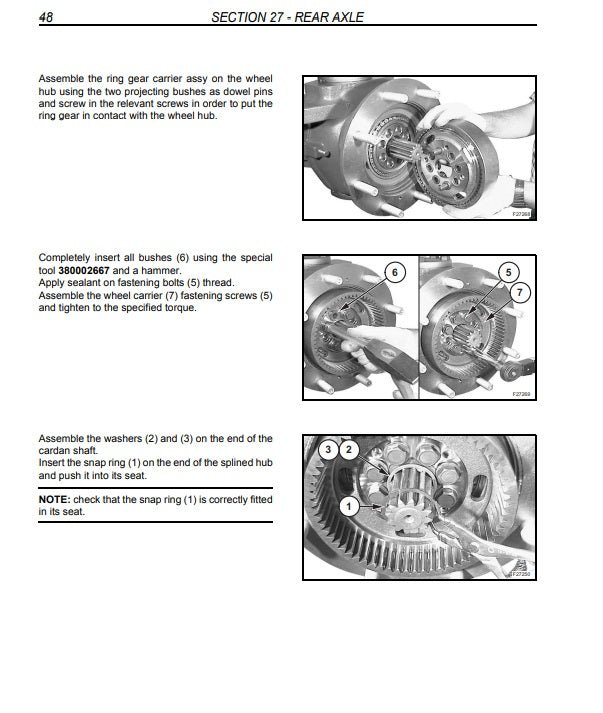 MANUAL DE SERVICIOS RETROCARGADORA 580SR 580SR+ 590SR 595SR