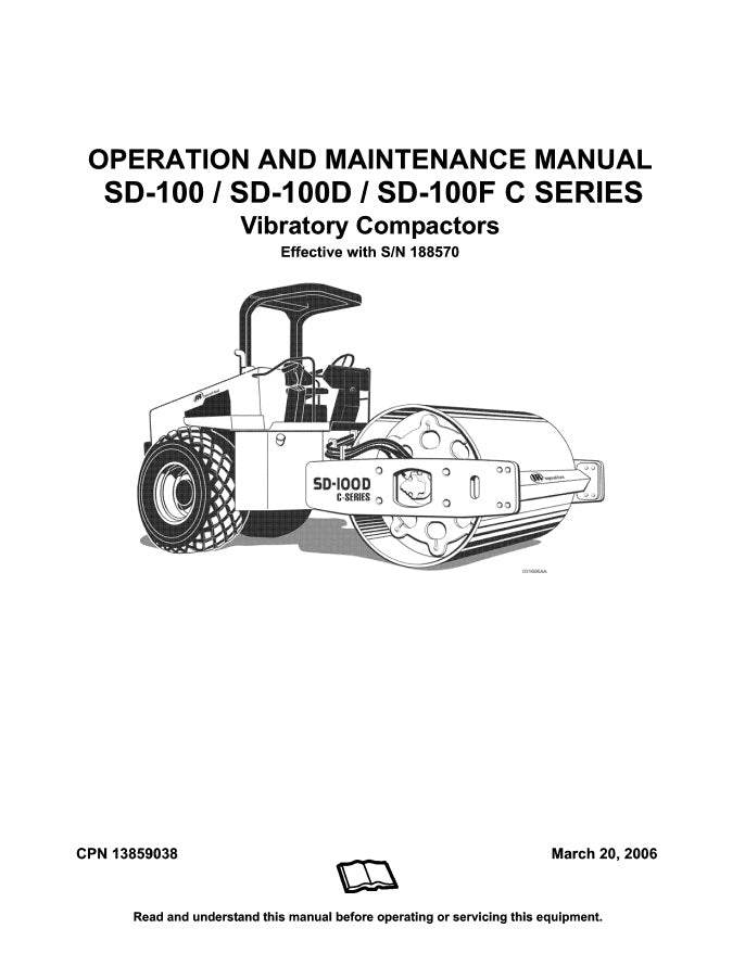 Manual de Operación y Mantenimiento Ingersoll Rand SD-100, SD-100D, SD-100F C Series